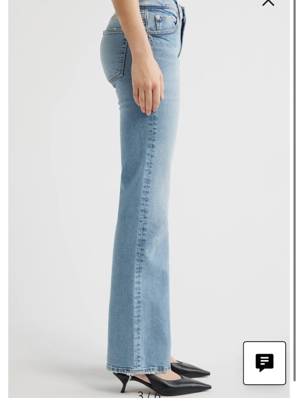 Frame The Rodeo Boot Cut Jeans in the color Spirit Light Wash Size 27 - Picture 3 of 7